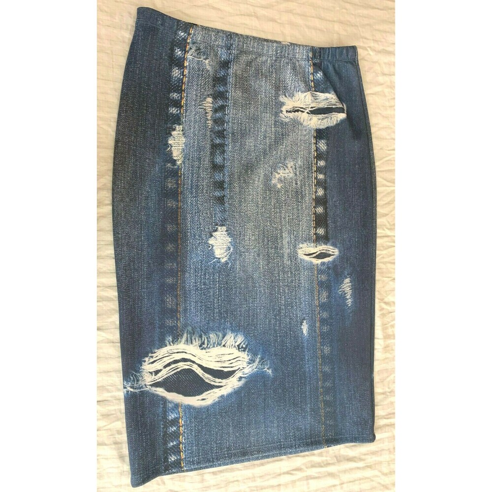 OBOE WOMENS PRINTED SKIRT SIZE L